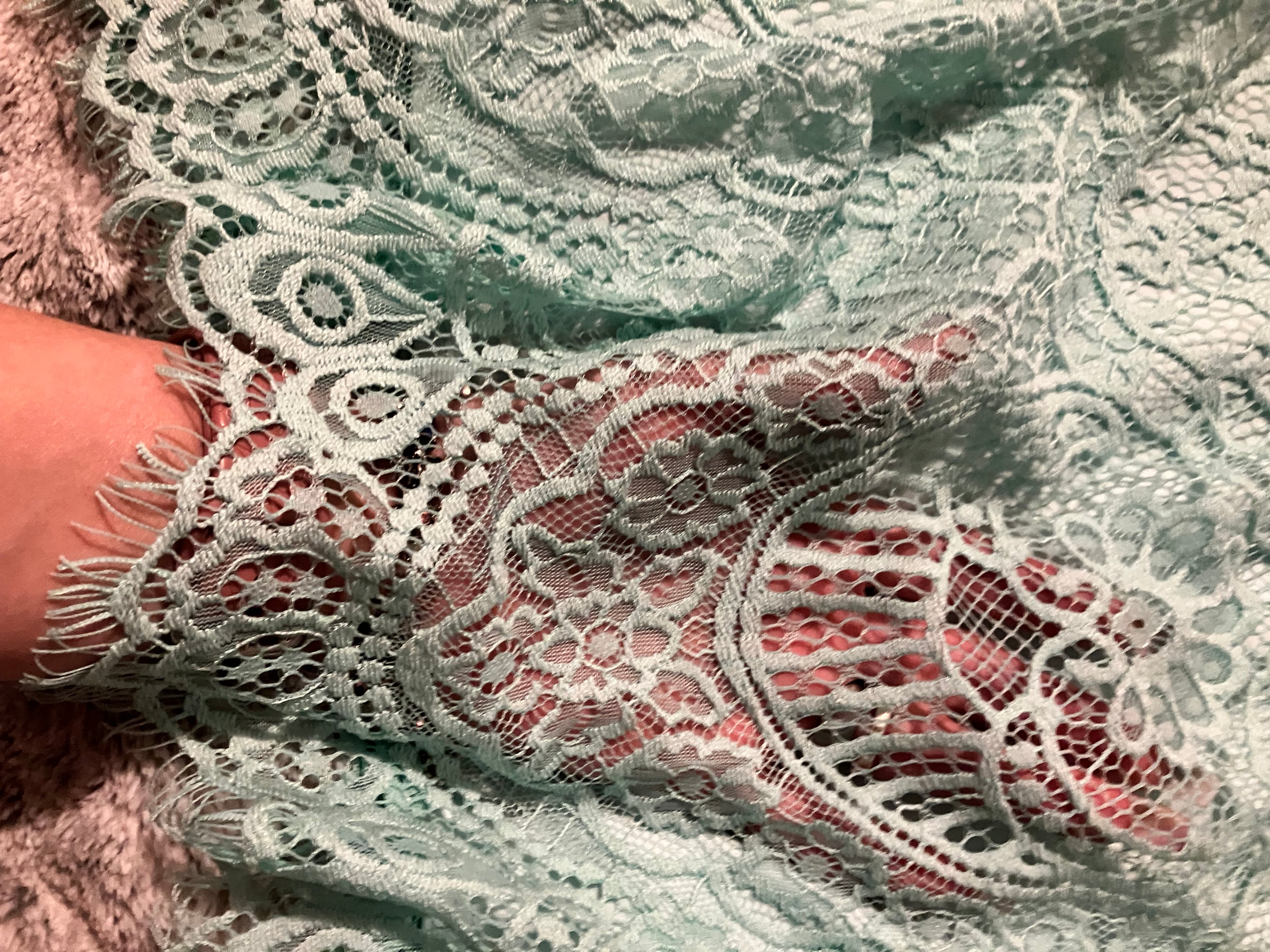 IZ Byer Lace dress shirt